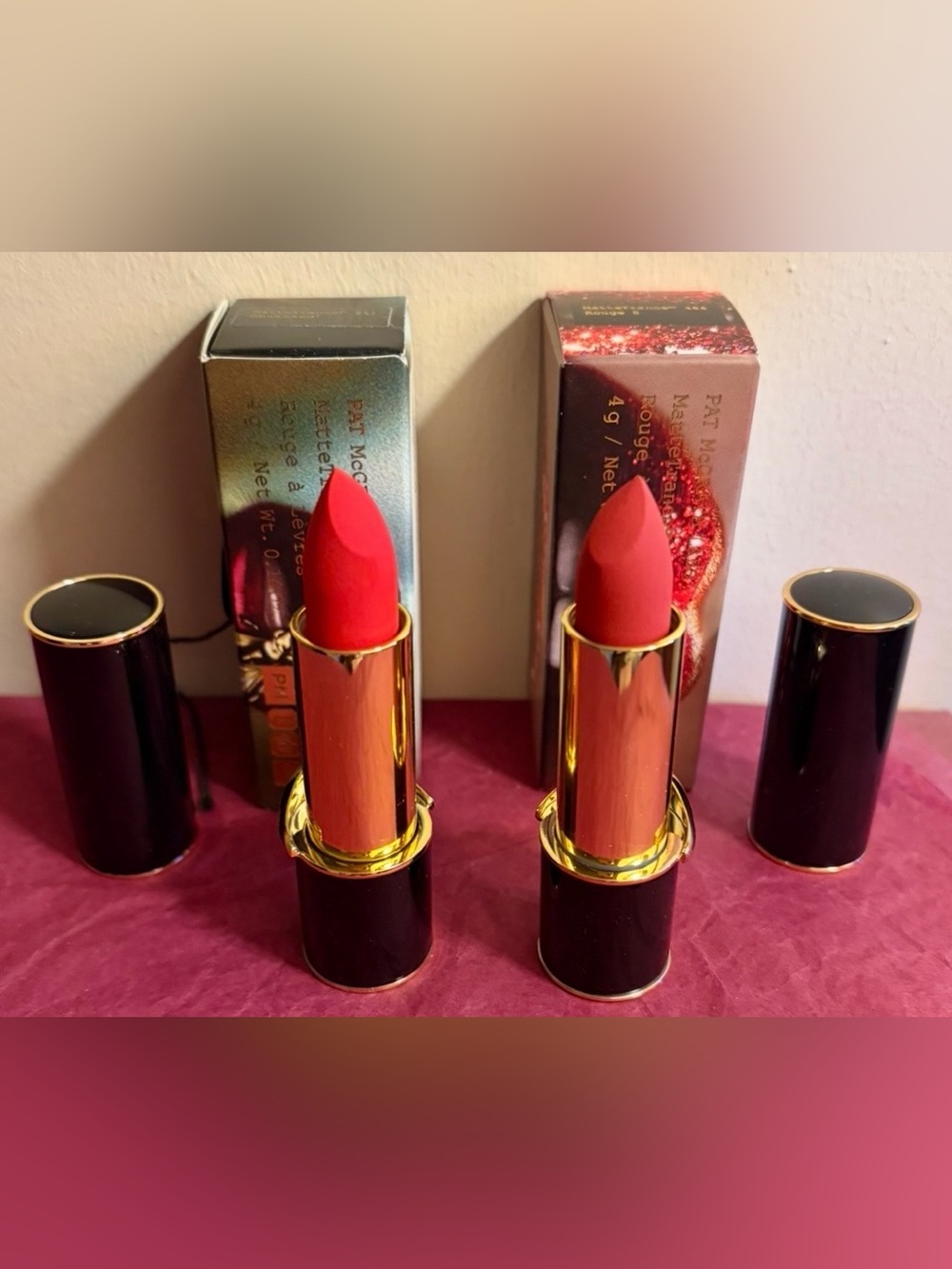 Pat McGrath- Red Duo Set-Obsessed & Limited Edition (Discontinued) Rouge 8-BNIB